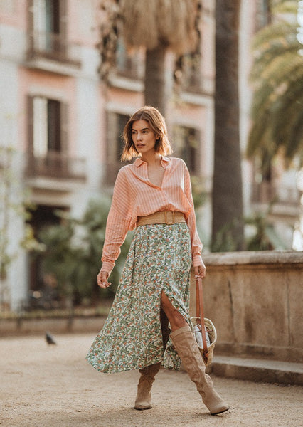 skirt-green-flowers-french touch-paris-merci852